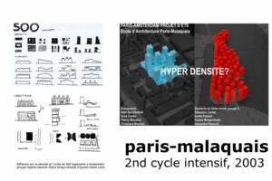 Travaux étudiants - ENSA Paris-Malaquais
