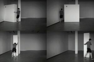 "Murs mouvants" - Installation de Sabri Bendimérad et Monique Eleb présentée à la Biennale d'Architecture et de Paysage (2019)